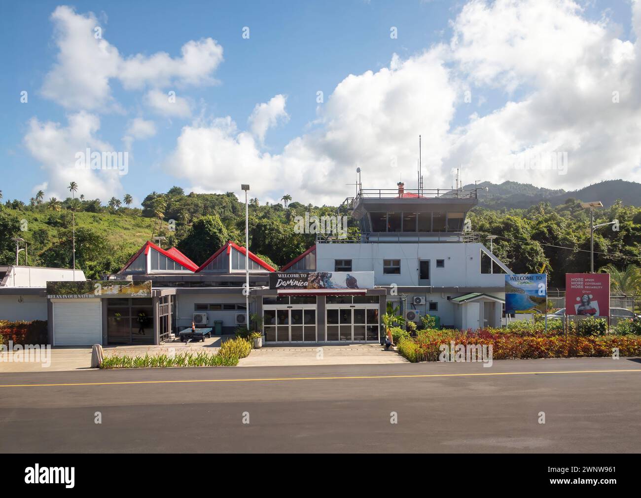 DouglasCharles Airport is the main airport serving the island of