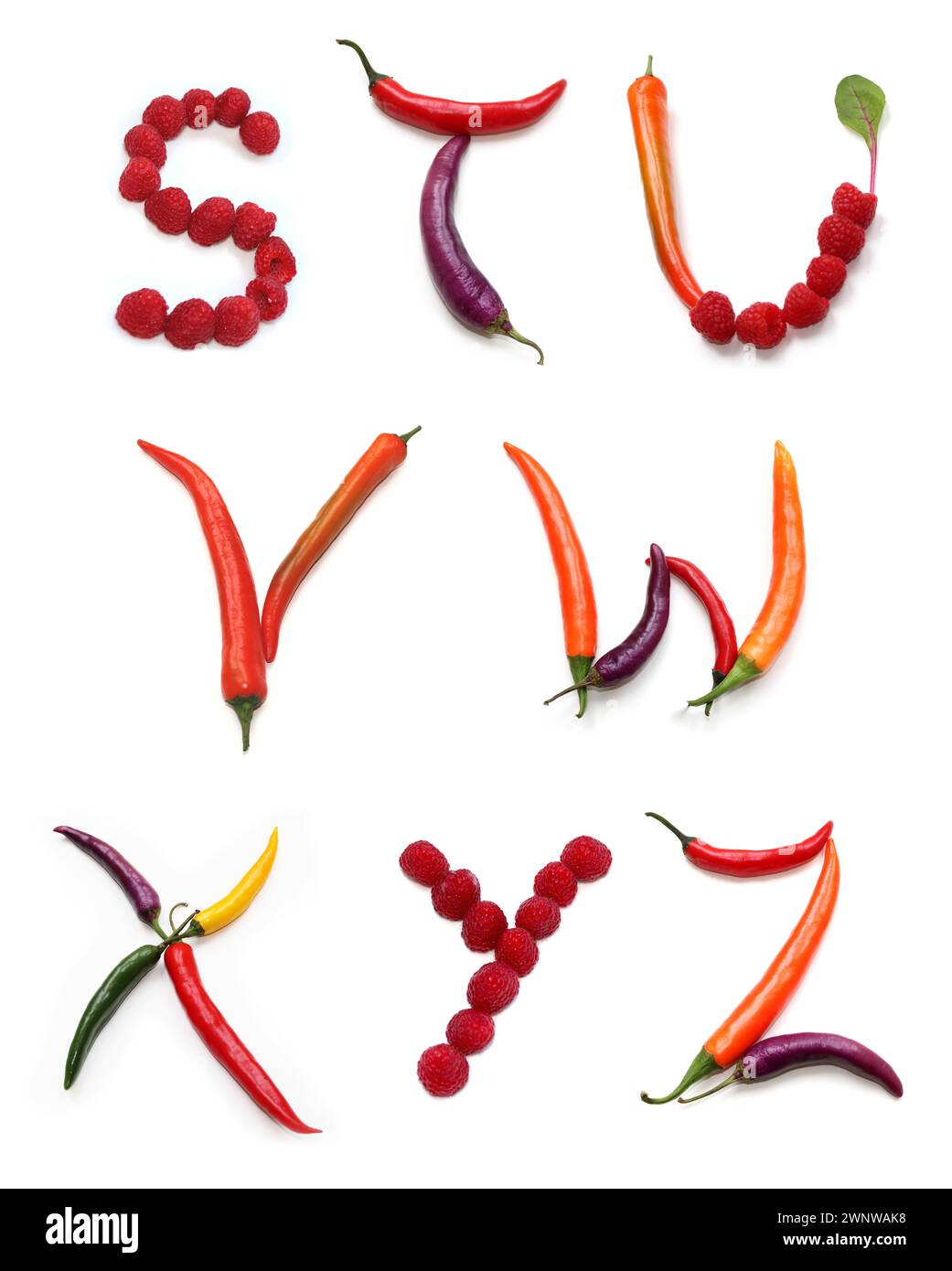 Chilli berries Cut Out Stock Images & Pictures Alamy