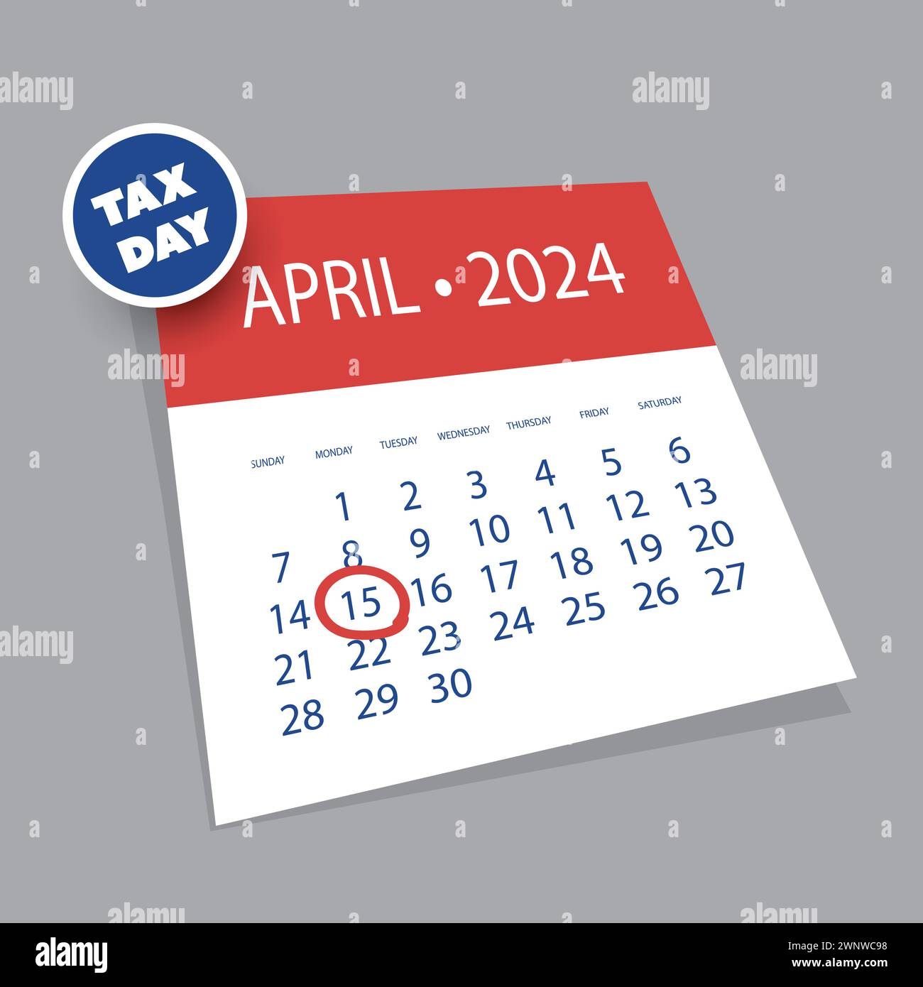 2024 tax Stock Vector Images Alamy