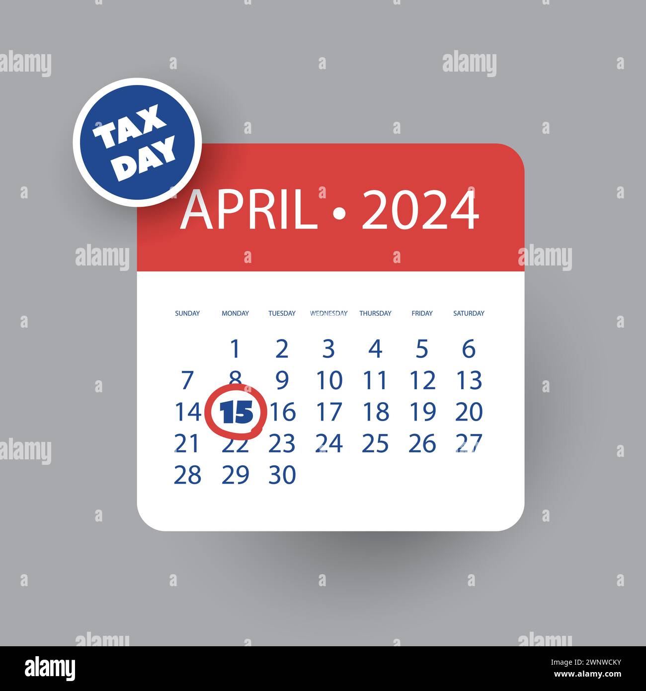 2024 tax Stock Vector Images Alamy