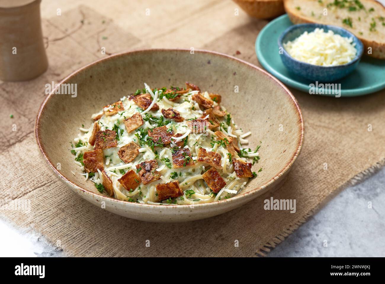 fennel caesar salad Stock Photo Alamy