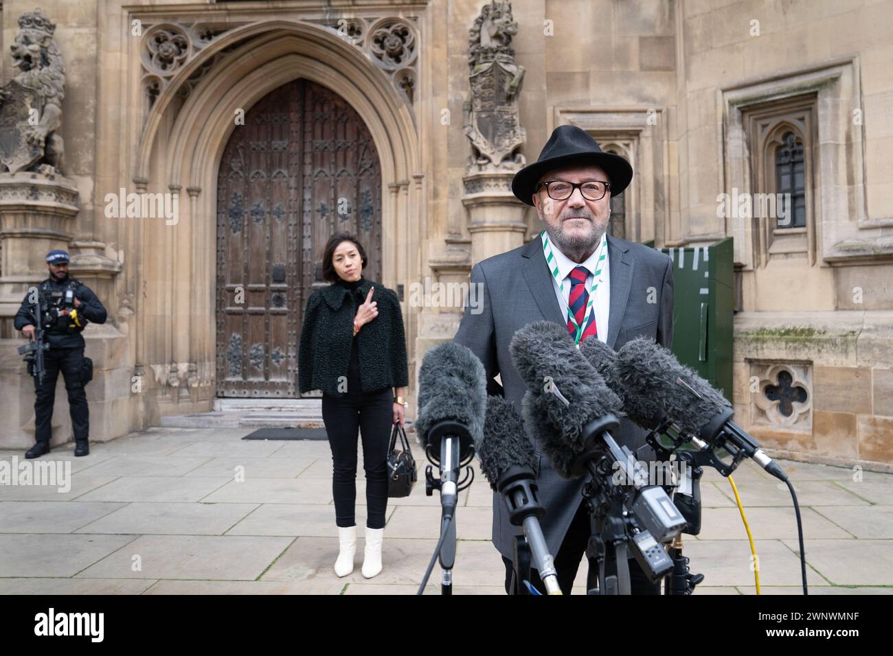 George galloway wife hi-res stock photography and images - Alamy