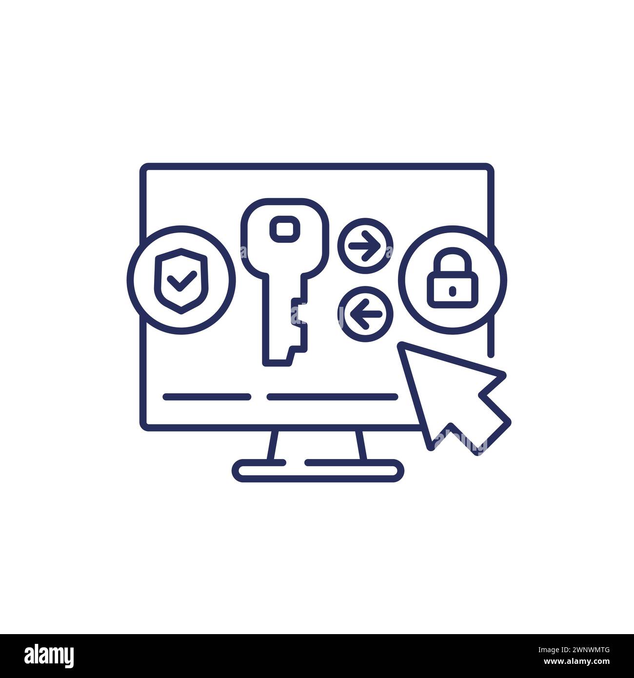 Key exchange Cut Out Stock Images Pictures Alamy