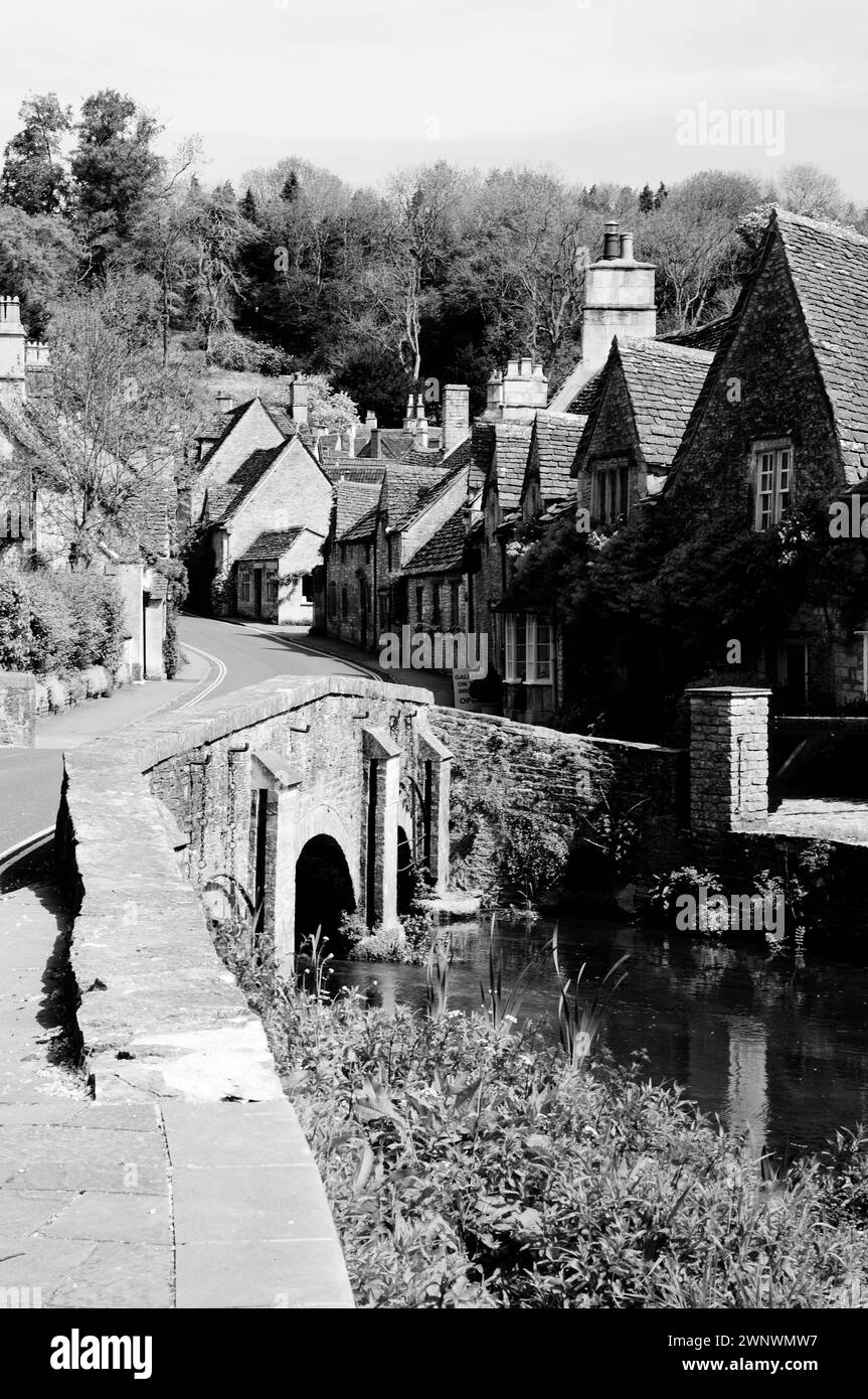 Colourful period cottages Black and White Stock Photos & Images Alamy