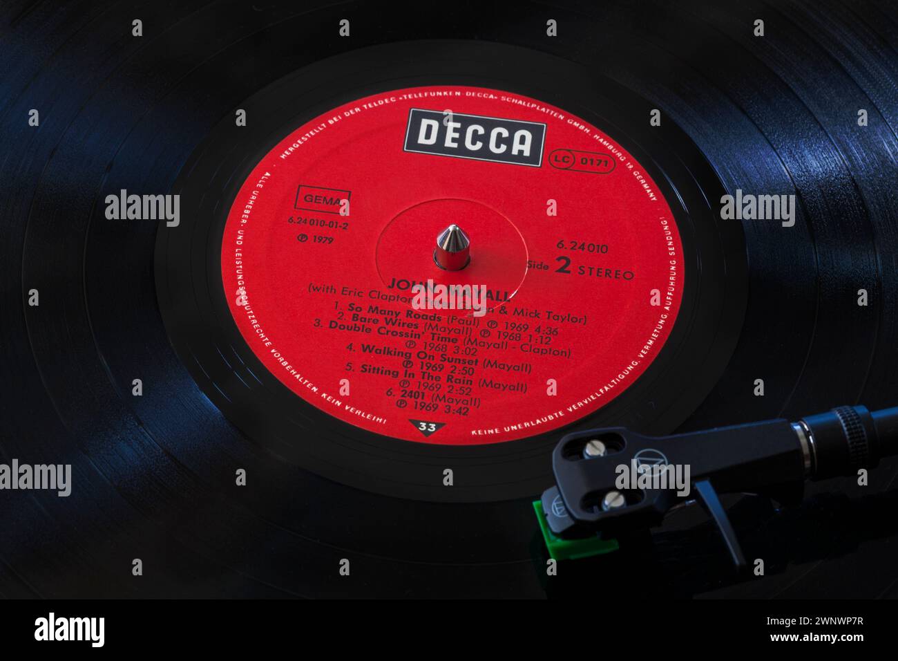 John Mayall with Peter Green Eric Clapton & Mick Taylor vinyl record ...