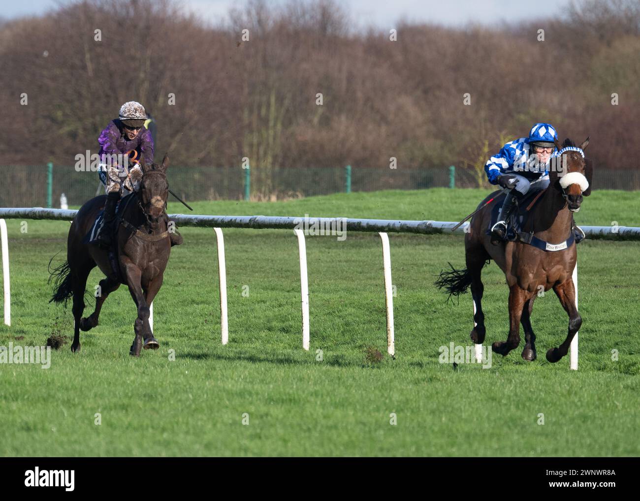 Does He Know withs theGrimthorpe Chase at Doncaster Racecourse on