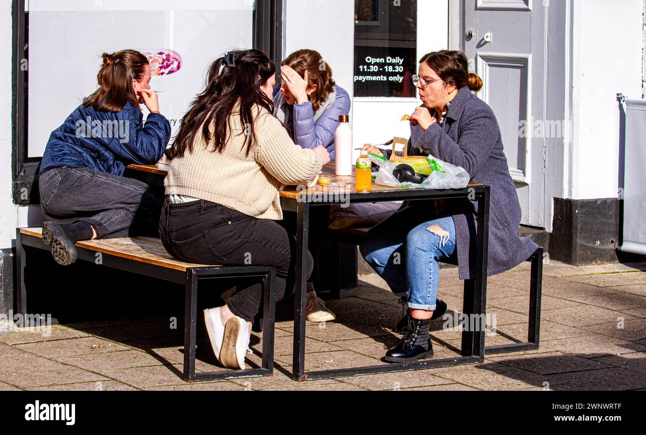 St Andrews, Fife, Scotland, UK. 4th Mar, 2024. UK Weather St Andrews