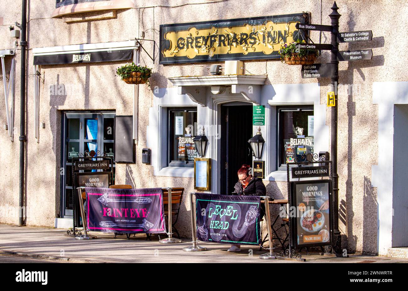 St Andrews, Fife, Scotland, UK. 4th Mar, 2024. UK Weather St Andrews