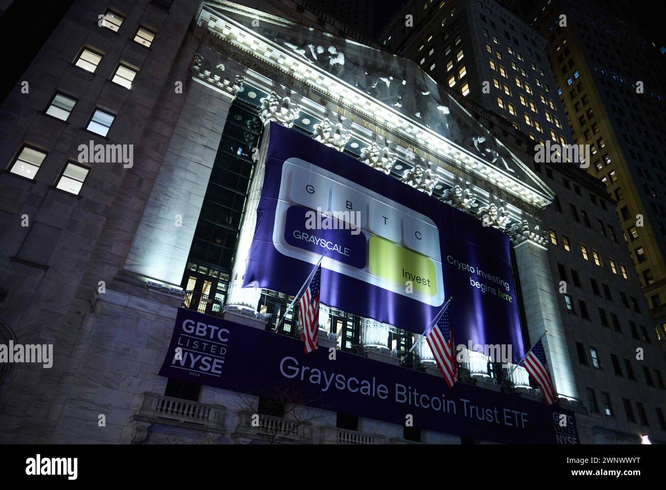 Bitcoin etf new york hi-res stock photography and images - Alamy