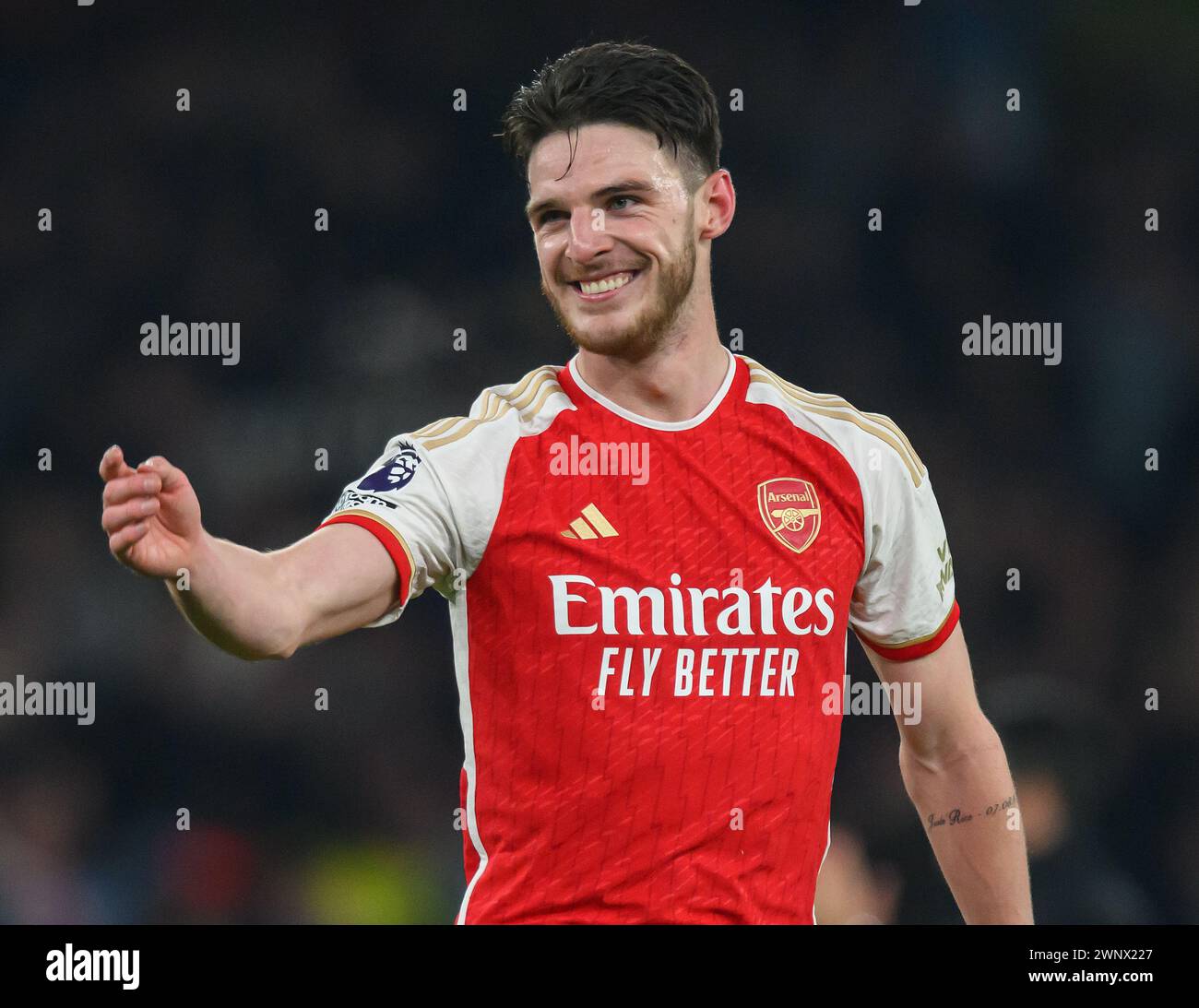 Declan rice arsenal 2024 hi-res stock photography and images - Alamy