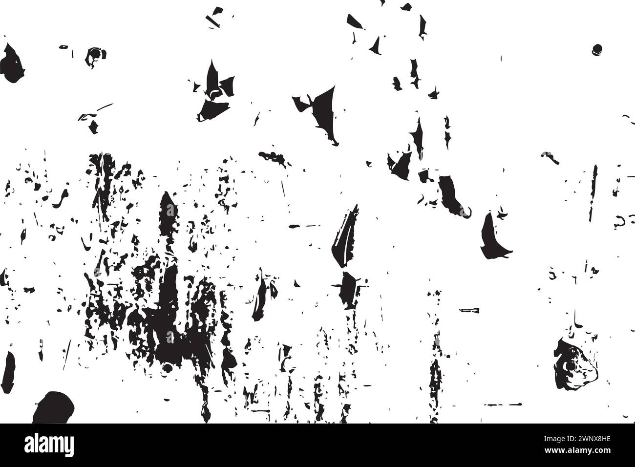 Black grunge texture isolated on white background Stock Vector Image ...