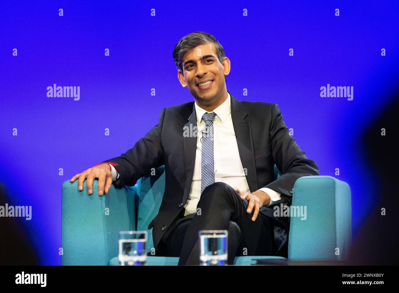 Rishi Sunak at the Scottish Conservative Conference 2024 in Aberdeen, Scotland, UK Stock Photo