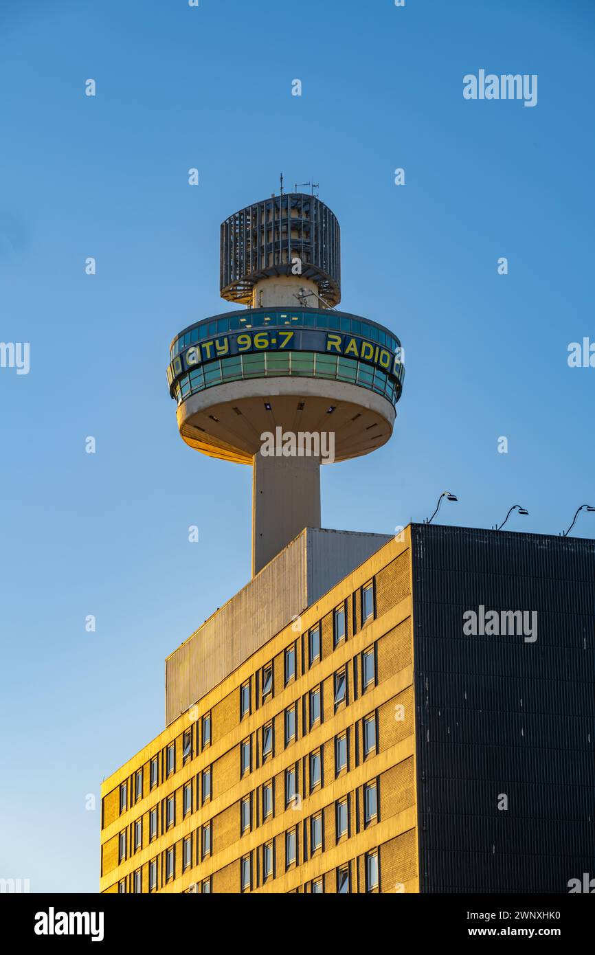 The Radio city tower, also known as, St Johns Beacon in there centre of ...