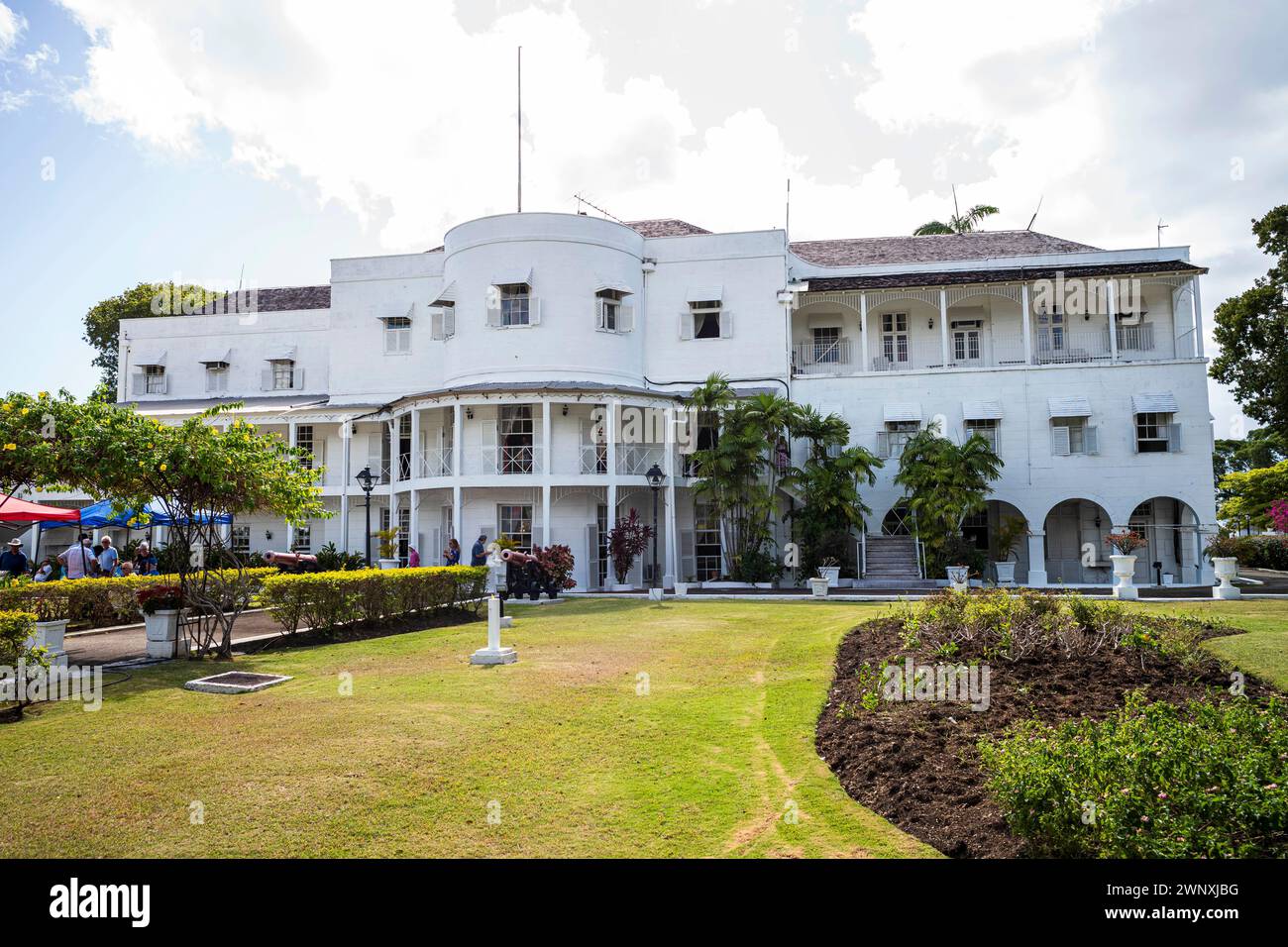 The Barbadian State House also known as Government House. The 18th ...