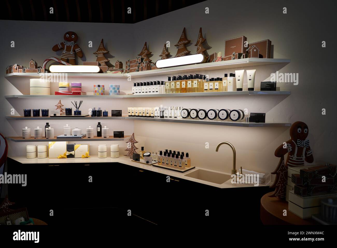 SINGAPORE - NOVEMBER 06, 2023: interior shot of Jo Malone store in ...