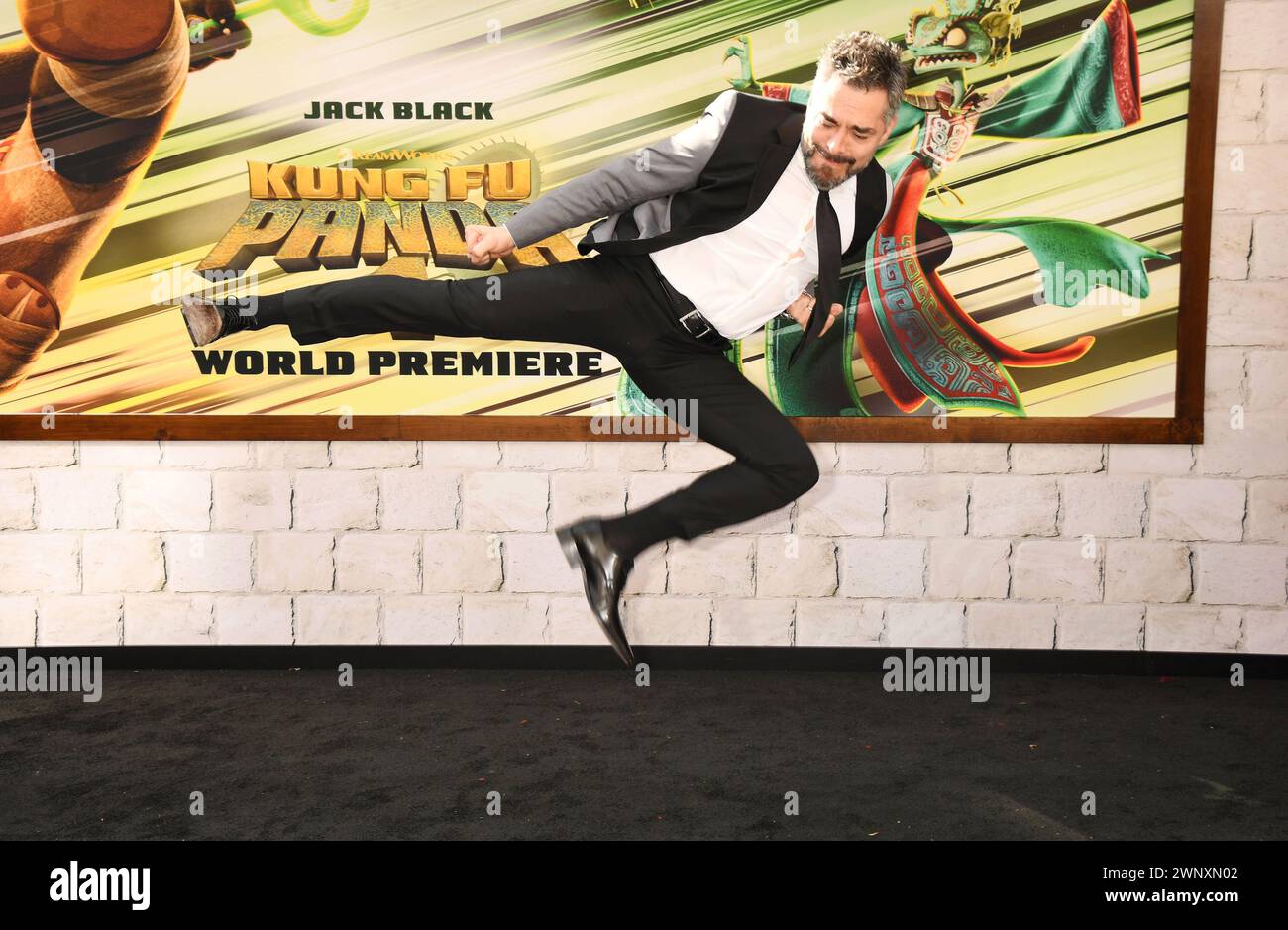 LOS ANGELES, CALIFORNIA - MARCH 03: Omar Chaparro attends the premiere