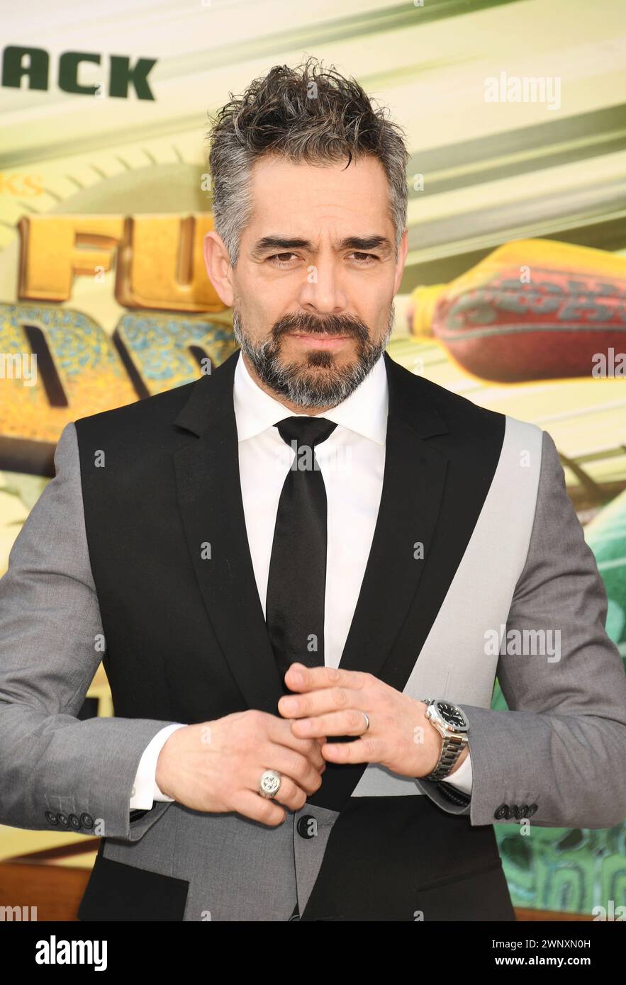 LOS ANGELES, CALIFORNIA - MARCH 03: Omar Chaparro attends the premiere