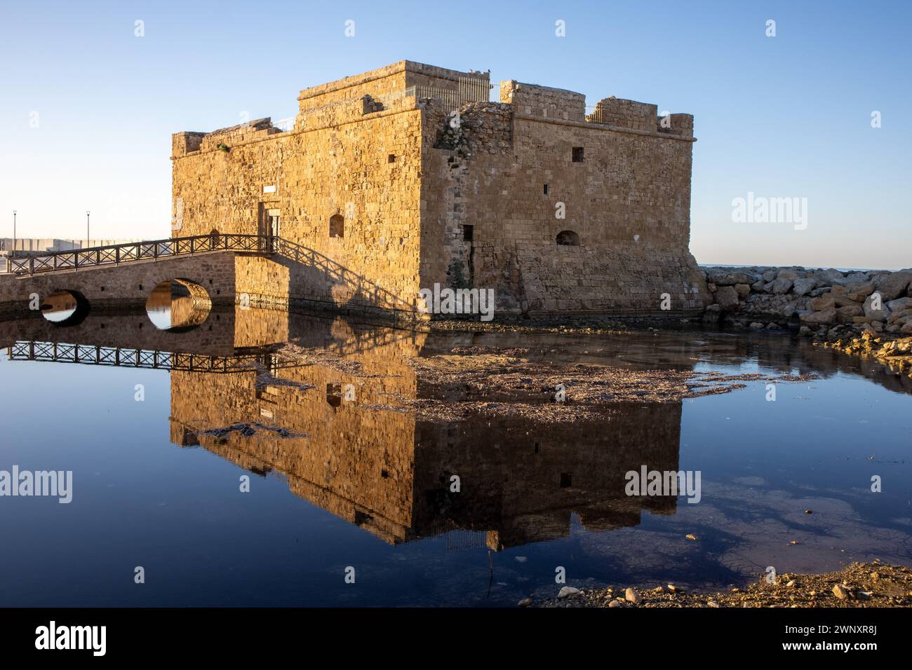 Pafos (Paphos) Castle Stock Photo - Alamy