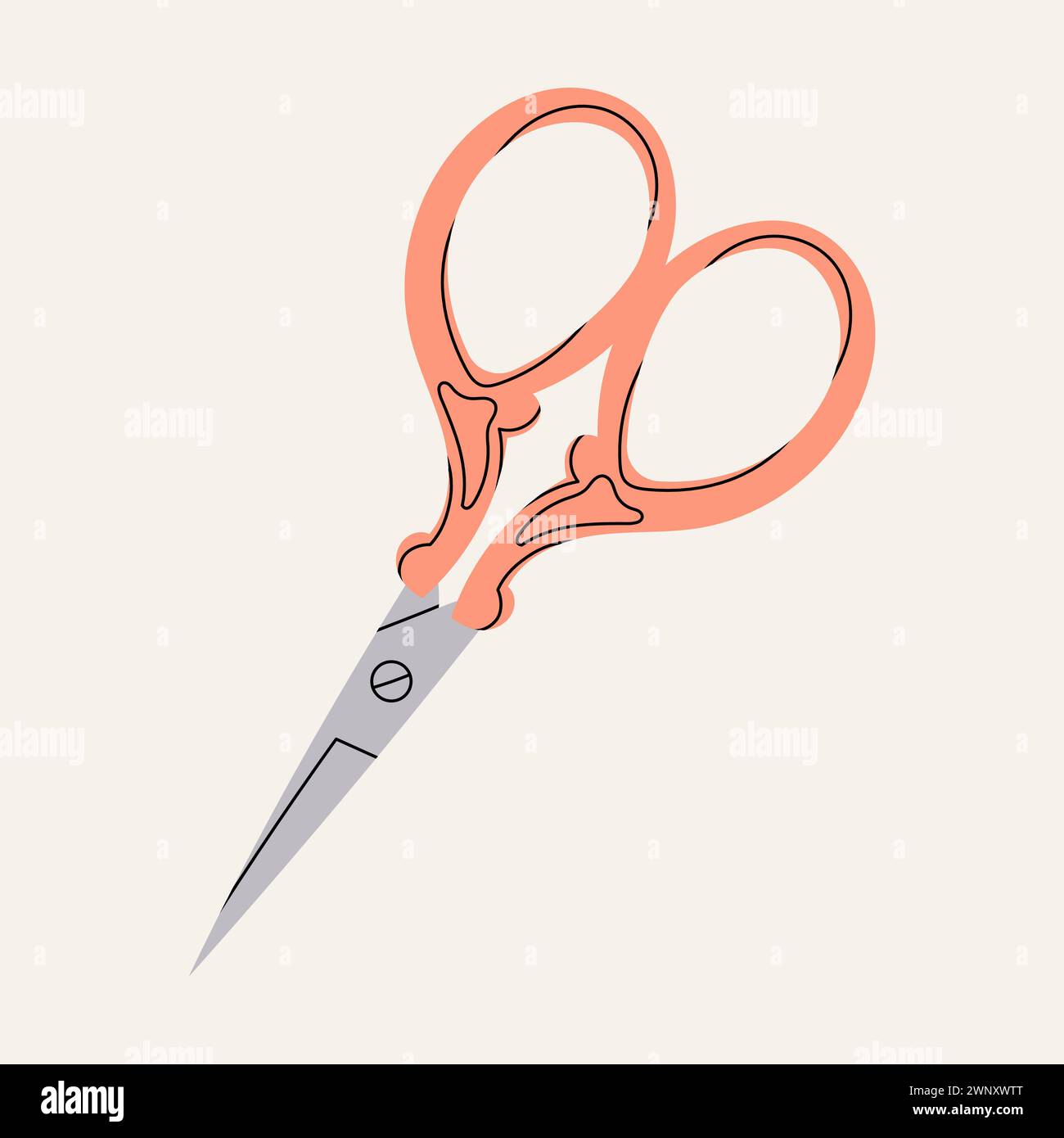 Colorful scissors for creativity Stock Vector