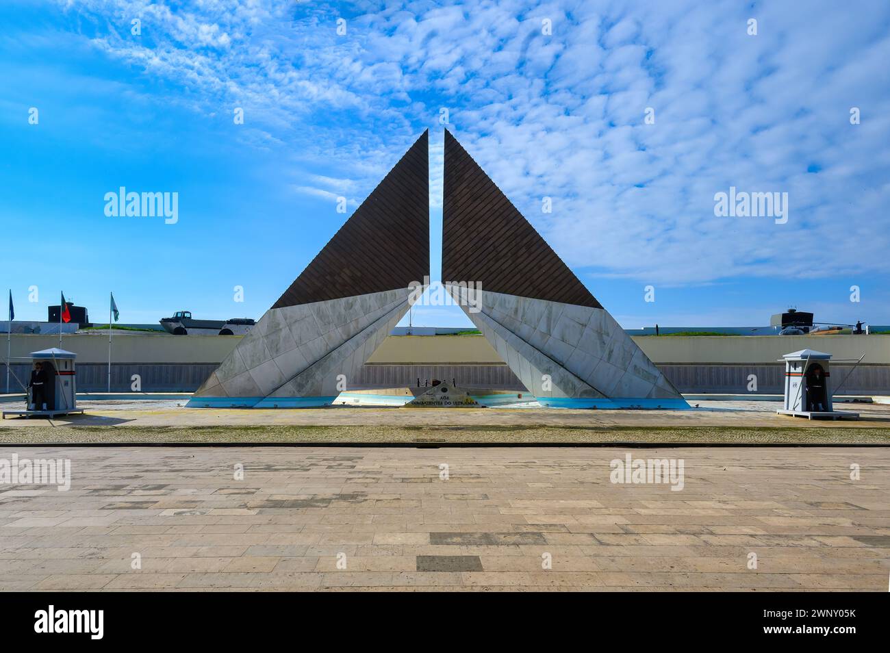 Monument to the Overseas Combatants or Monumento aos Combatentes do Ultramar, LISBON, PORTUGAL Stock Photo