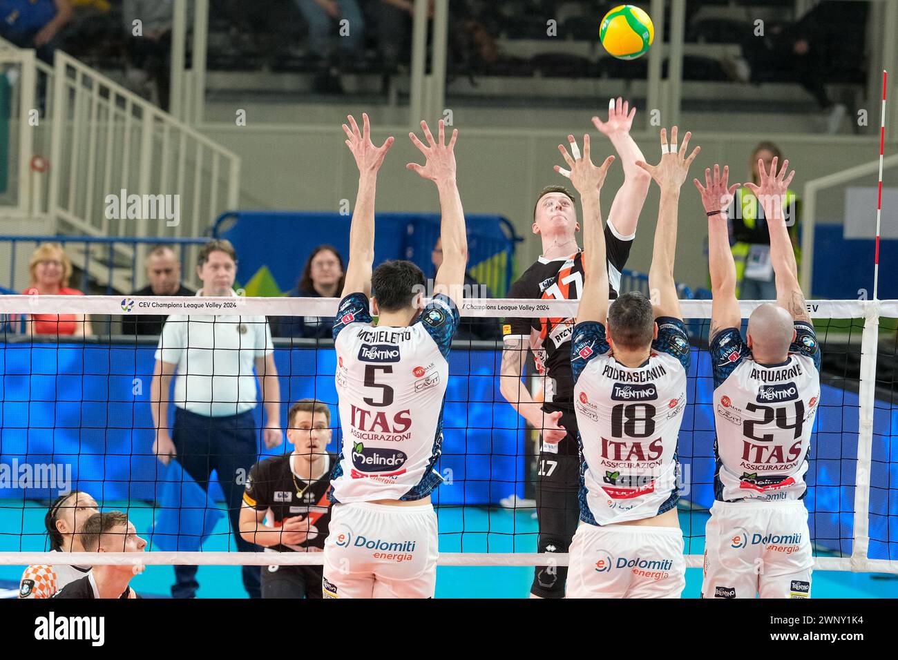 Cev volley maschile champions league 2023 2024 hires stock photography