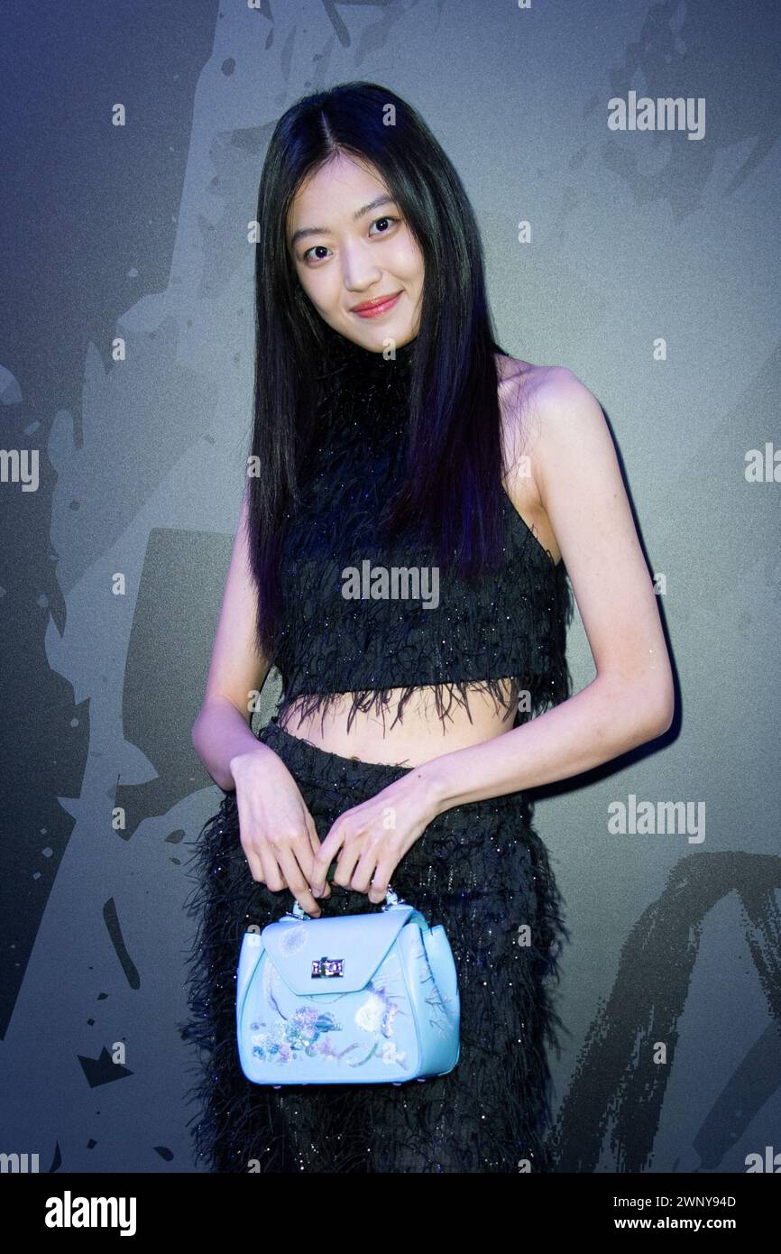 Paris, France. 04th Mar, 2024. Sun Qian attending the Shiatzy Chen Womenswear Fall/Winter 2024-2025 show as part of Paris Fashion Week in Paris, France on March 04, 2024. Photo by Aurore Marechal/ABACAPRESS.COM Credit: Abaca Press/Alamy Live News Stock Photo