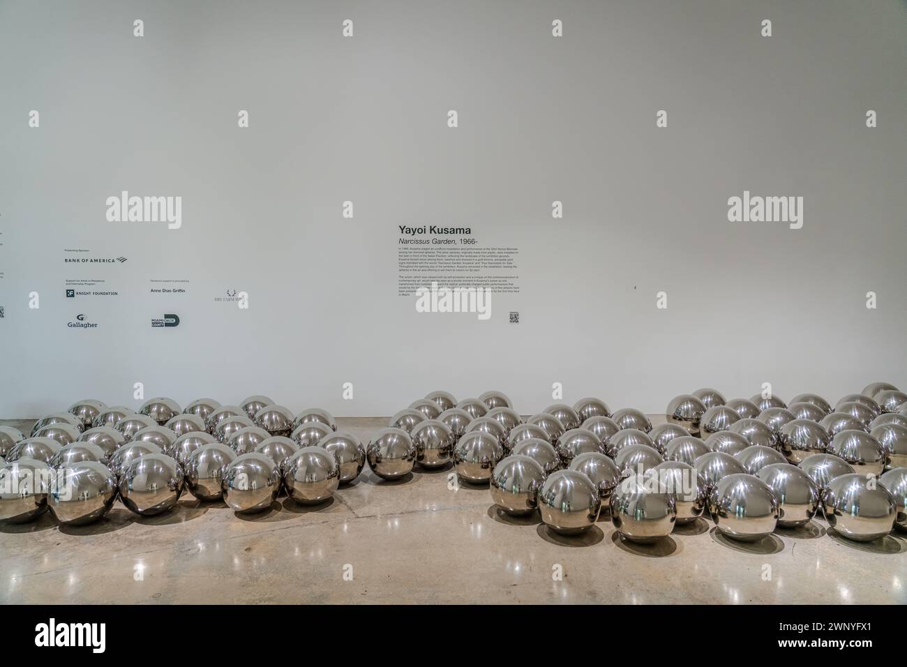 Narcissus Garden by Yayoi Kusama in Rubell Museum of Contemporary arts ...