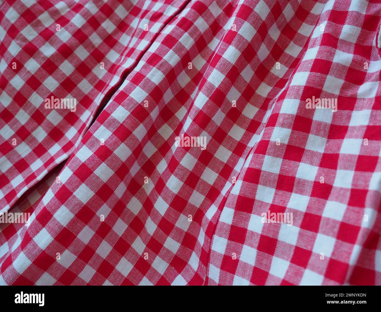 Red and white checkered background with striped squares for picnic ...