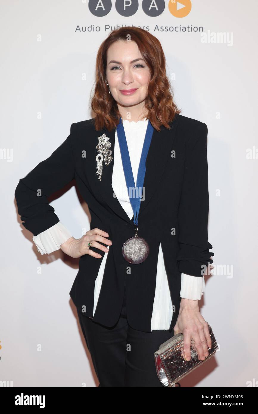 Los Angeles, Ca. 4th Mar, 2024. Felicia Day at the 2024 Audie Awards on March 4, 2024 at Avalon Hollywood in Los Angeles, California. Credit: Faye Sadou/Media Punch/Alamy Live News Stock Photo