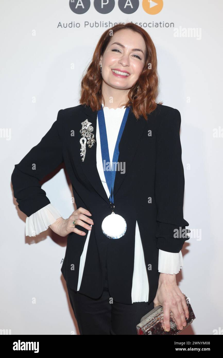 Los Angeles, Ca. 4th Mar, 2024. Felicia Day at the 2024 Audie Awards on March 4, 2024 at Avalon Hollywood in Los Angeles, California. Credit: Faye Sadou/Media Punch/Alamy Live News Stock Photo