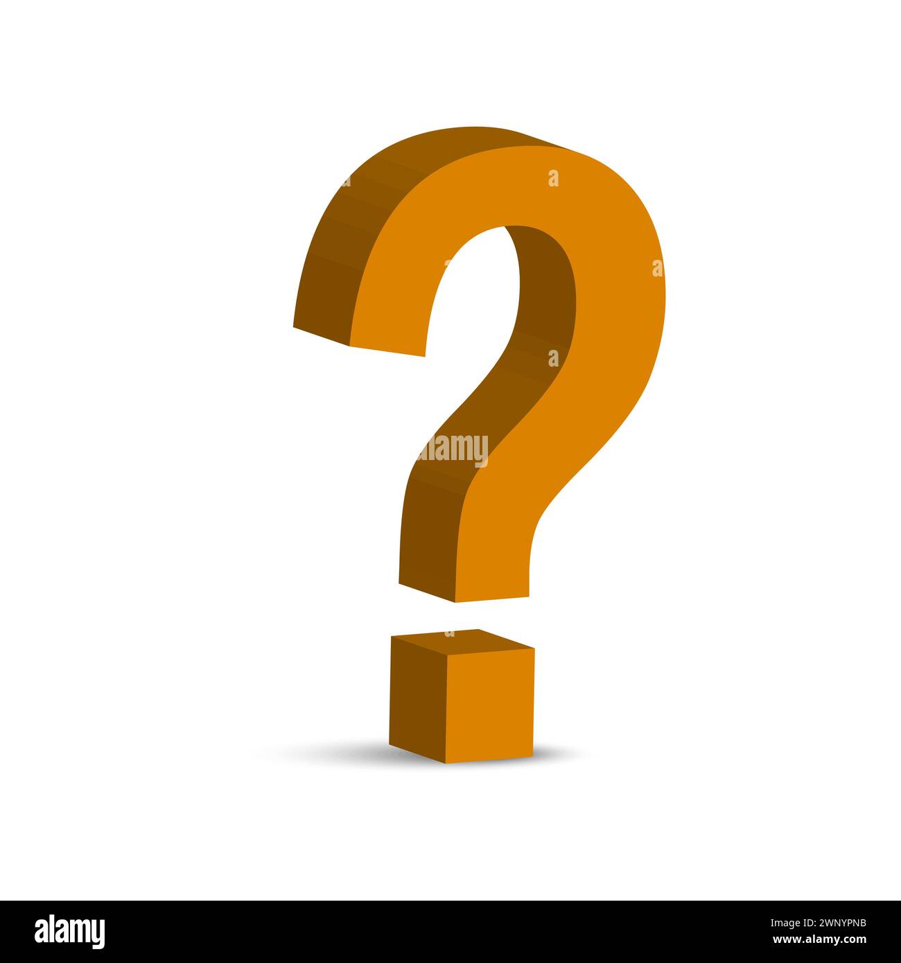 Icon question mark. Symbol of inquiry, curiosity. Assistance and information sign. Vector illustration. EPS 10. Stock Vector
