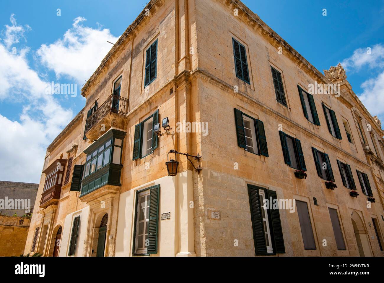 Magistrate House - Mdina Old City - Malta Stock Photo