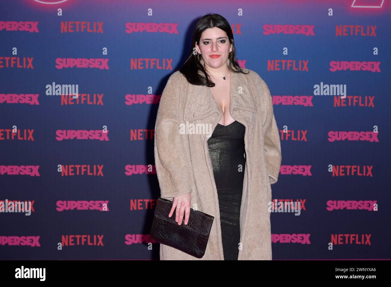 Rome, Italy. 04th Mar, 2024. Gaia Sidoni attends the red carpet of Netflix tv series 'Supersex' at Salone delle fontane. Credit: SOPA Images Limited/Alamy Live News Stock Photo