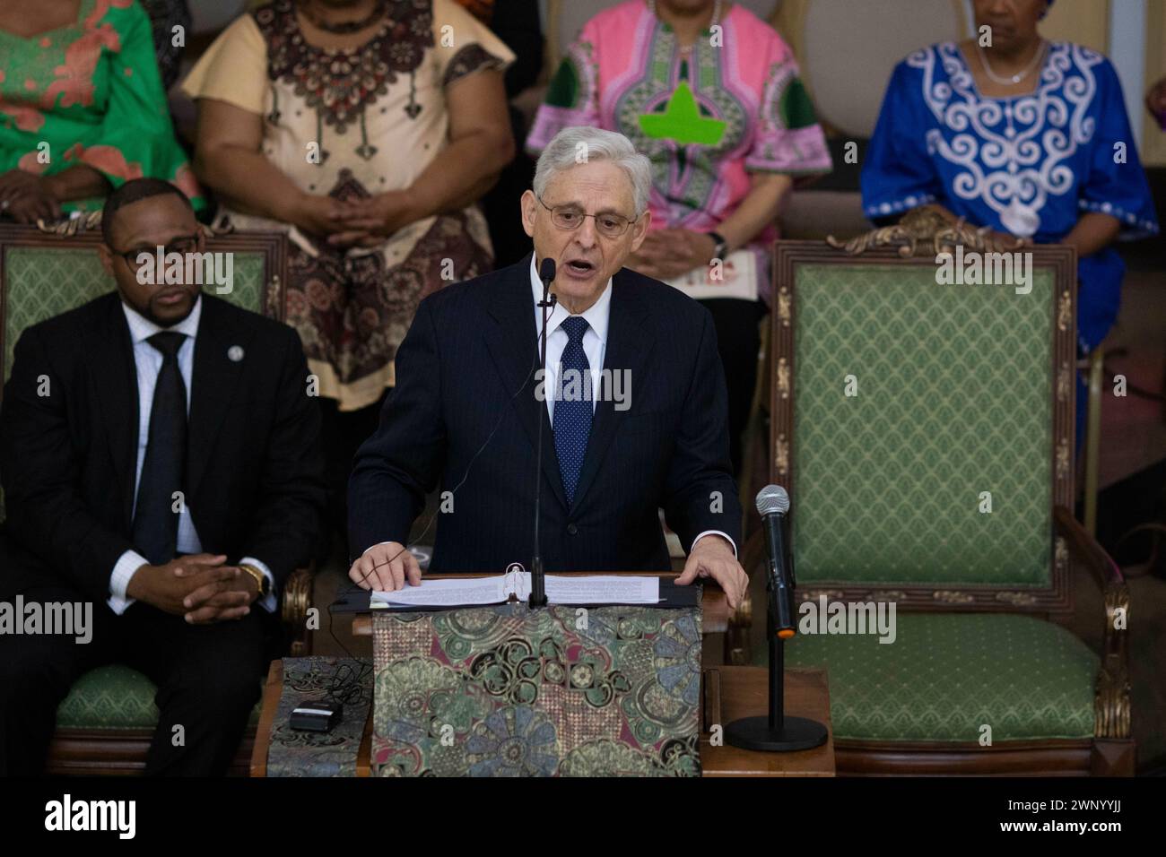 Selma, Alabama. 3rd Mar, 2024. United States Attorney General Merrick