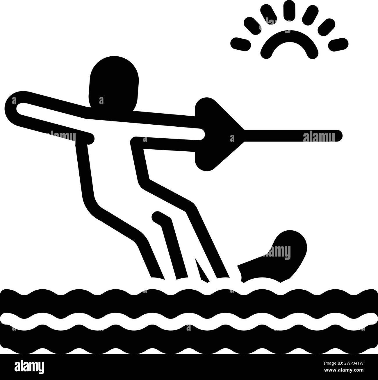 Icon for water sport,surfing Stock Vector Image & Art - Alamy