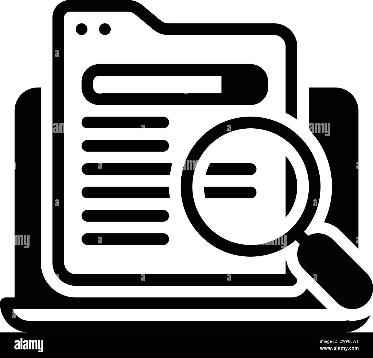 Icon for searched,search Stock Vector