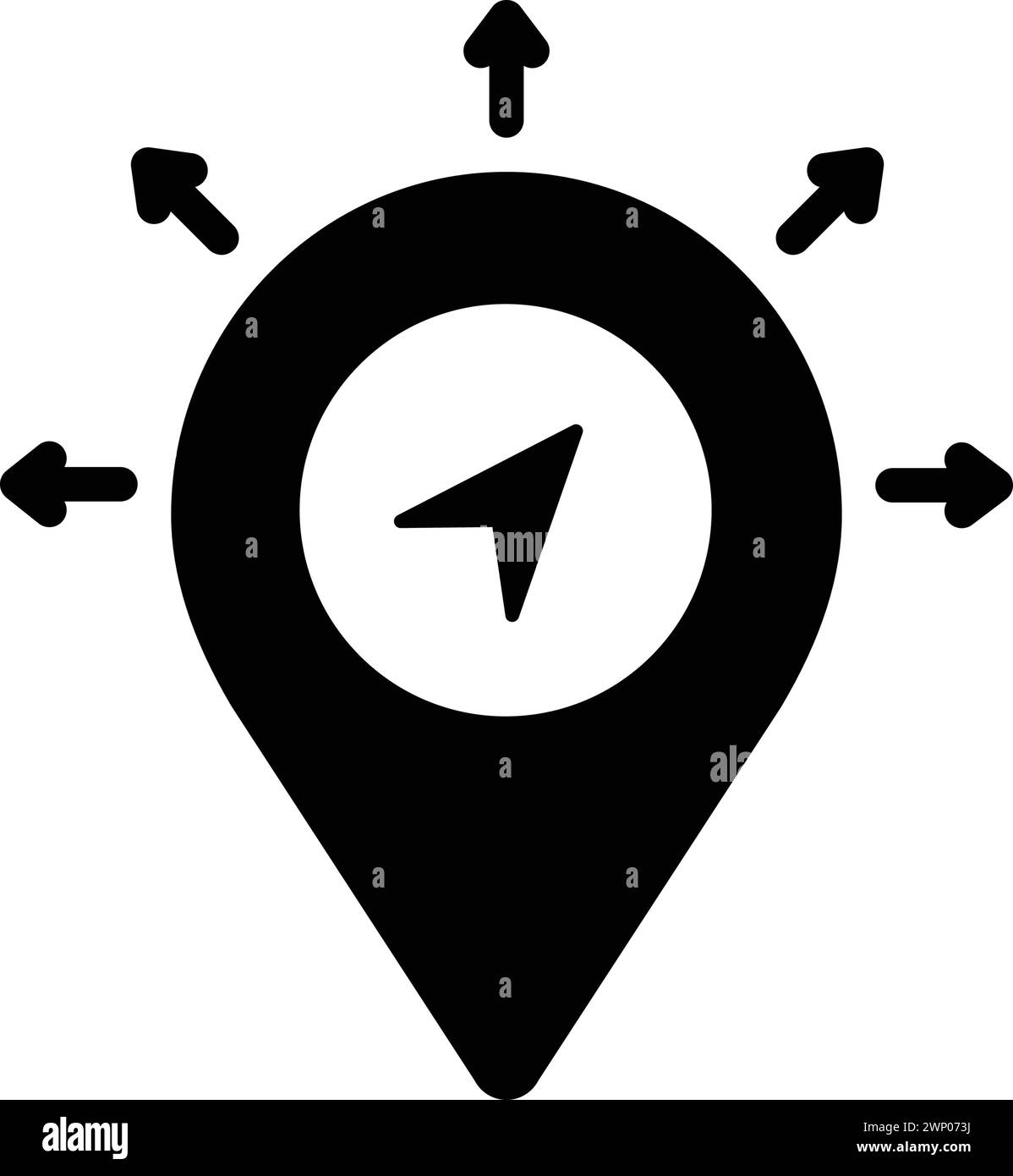 Icon for navigation,directional Stock Vector Image & Art - Alamy