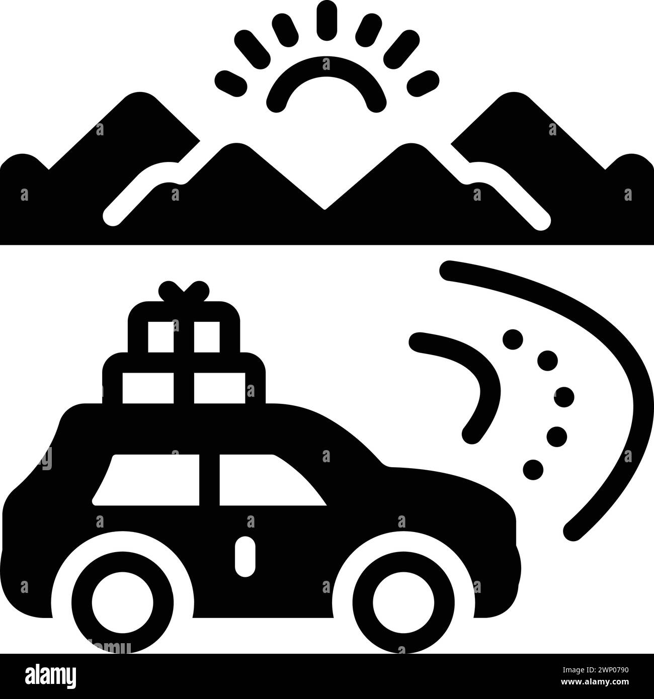 icon-for-trip-travel-route-stock-vector-image-art-alamy