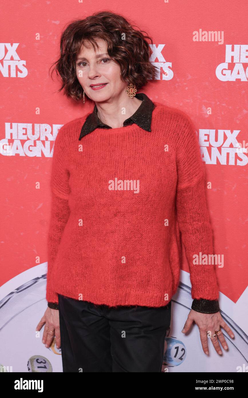 Anouk Grinberg attends the photocall for the film Heureux Gagnants held at the Pathe Wepler in Paris, France on March 4, 2024. Photo by David Boyer/ABACAPRESS.COM Credit: Abaca Press/Alamy Live News Stock Photo