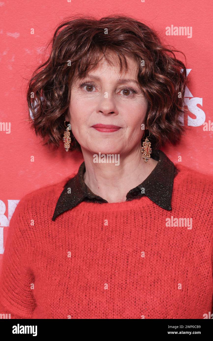 Anouk Grinberg attends the photocall for the film Heureux Gagnants held at the Pathe Wepler in Paris, France on March 4, 2024. Photo by David Boyer/ABACAPRESS.COM Credit: Abaca Press/Alamy Live News Stock Photo