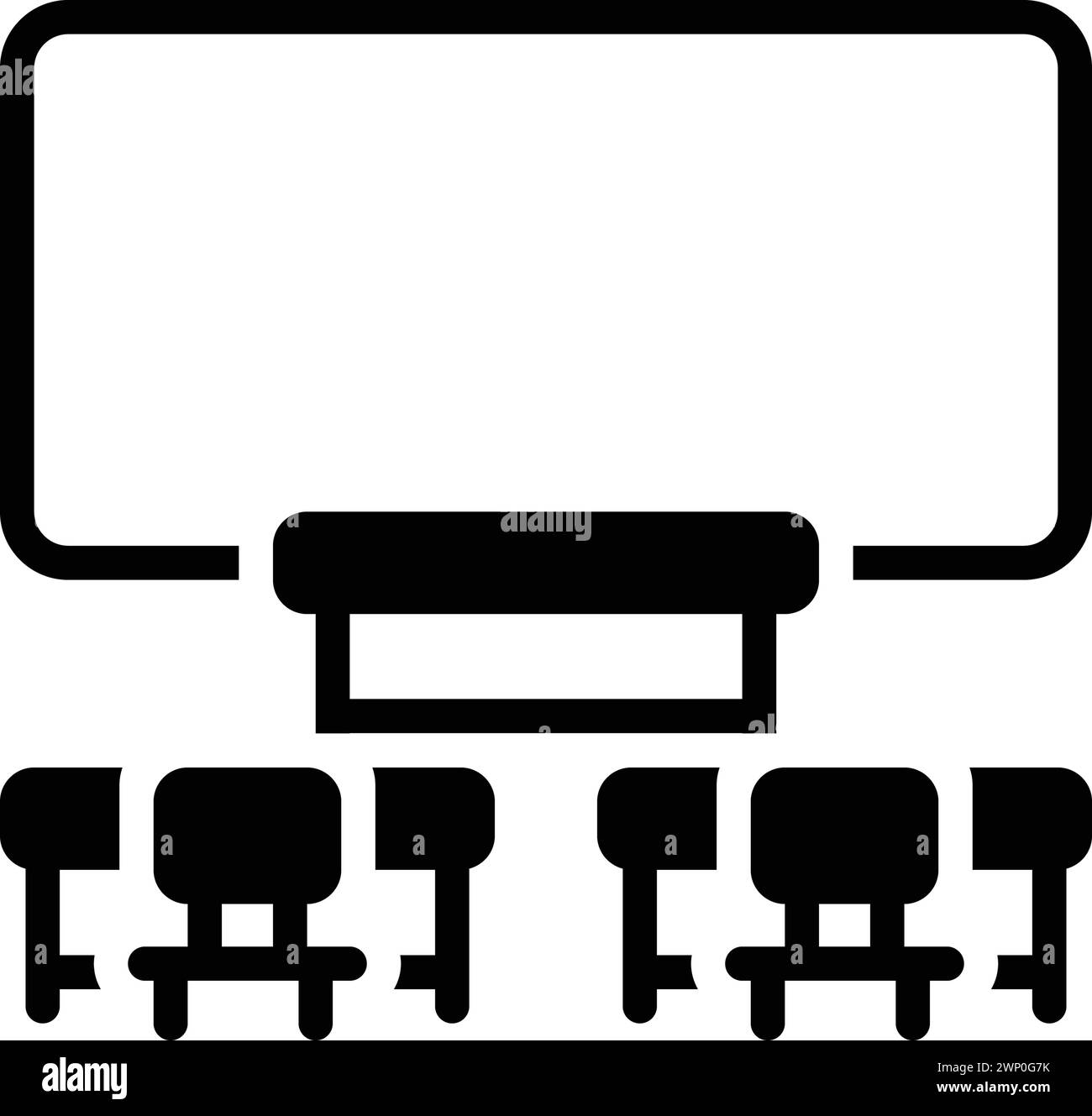 Icon for classroom,study room Stock Vector