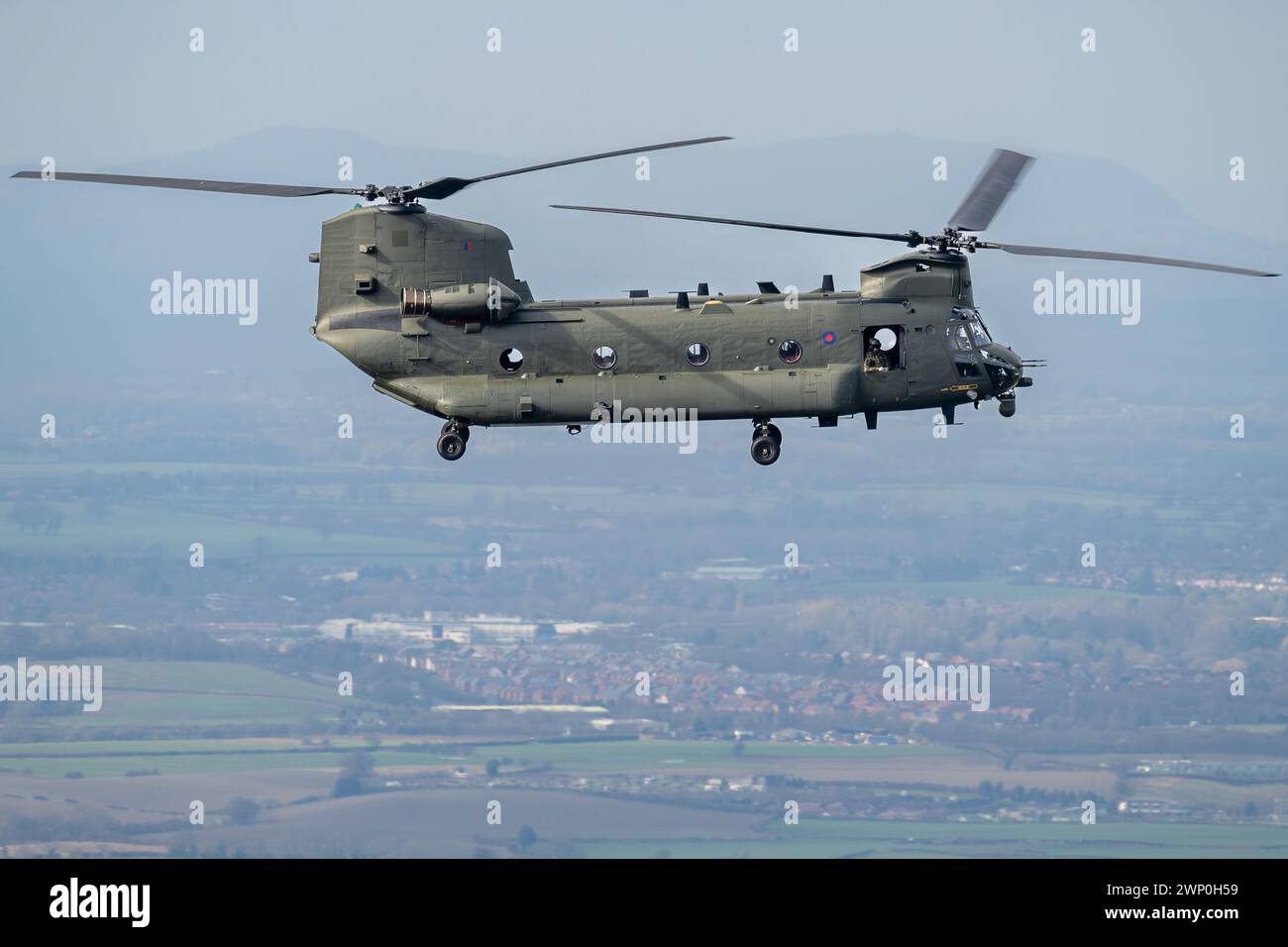 Chinook formation Stock Photo