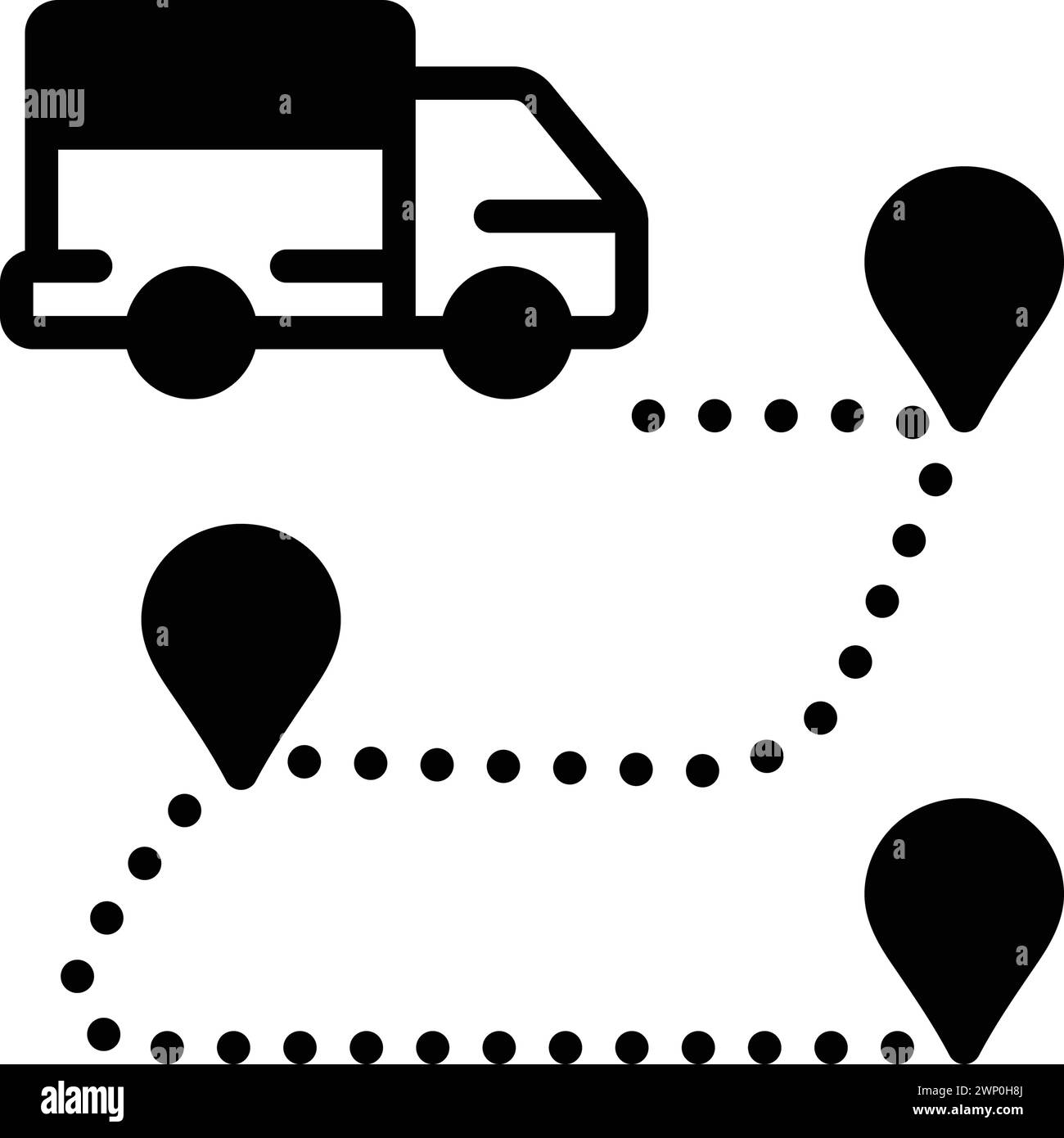 Icon for track,path Stock Vector Image & Art - Alamy