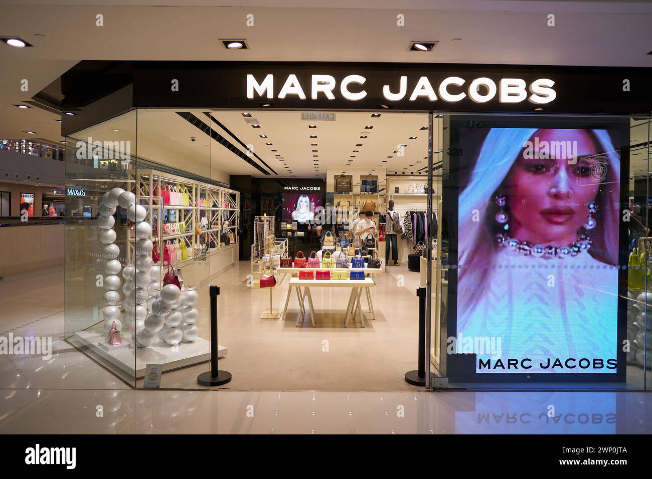 HONG KONG, CHINA - DECEMBER 04, 2023: Marc Jacobs store in New Town ...