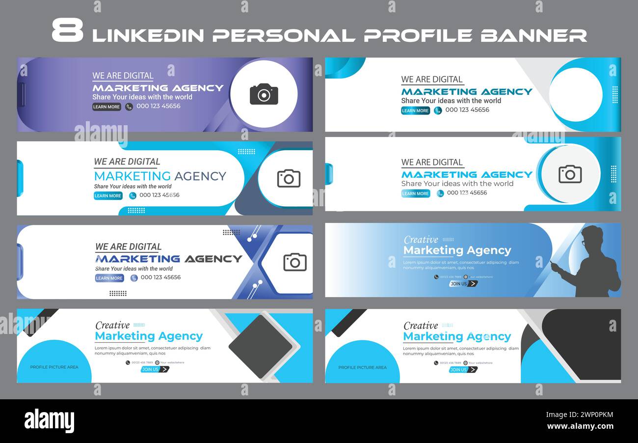 professional LinkedIn background banner or cover photo template Design ...