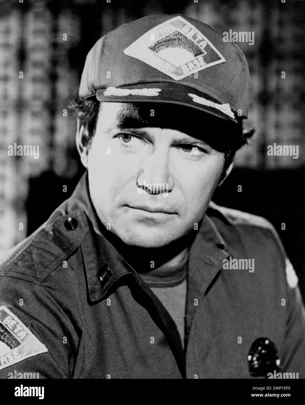 WILLIAM SHATNER portrait as Commander Buck Murdock in AIRPLANE II THE