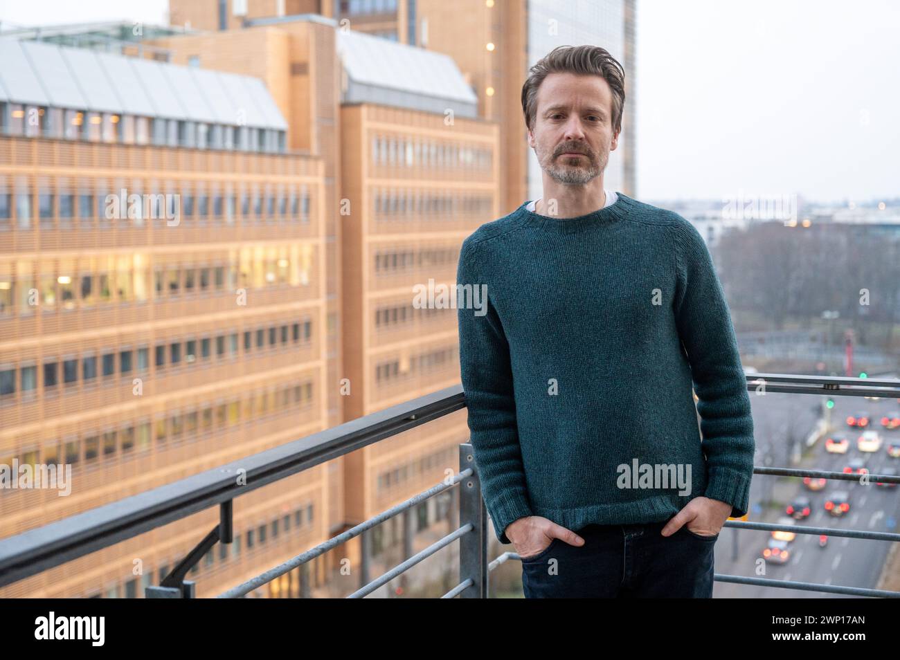 Berlin, Germany. 04th Mar, 2024. Max von Pufendorf, actor, stands on a