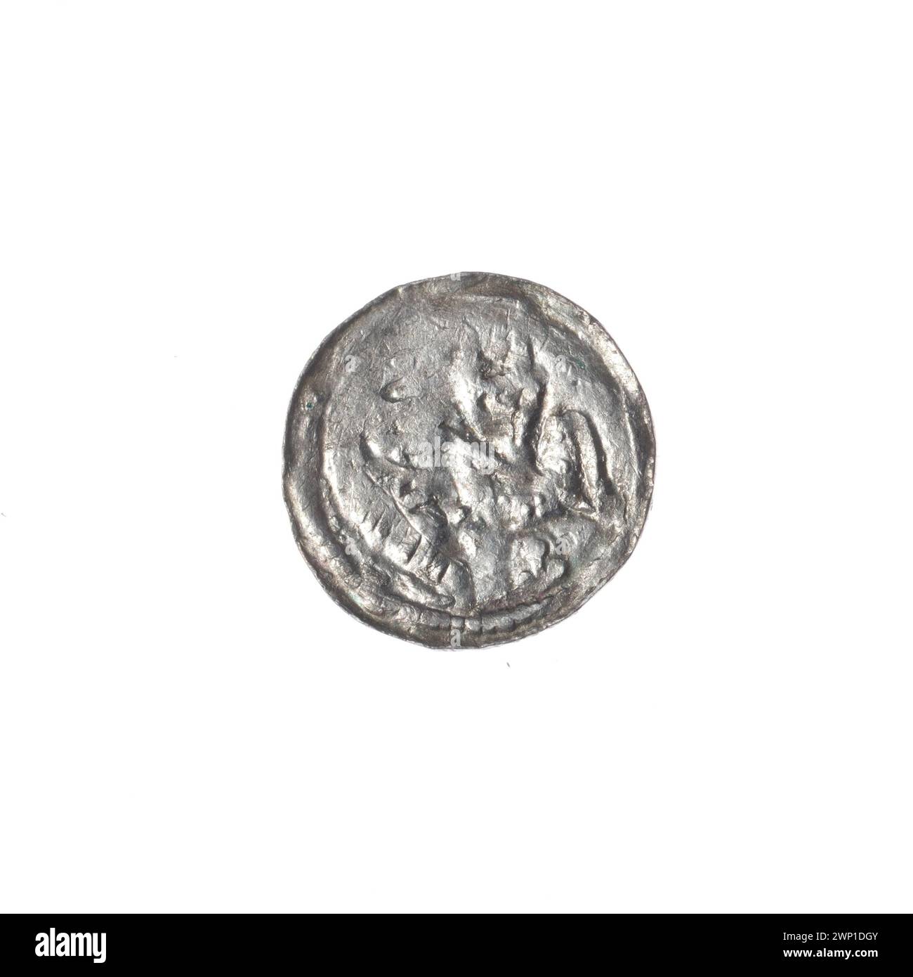 Denarius coin of Bolesław III Krzywousty, Polish prince, depicting ...