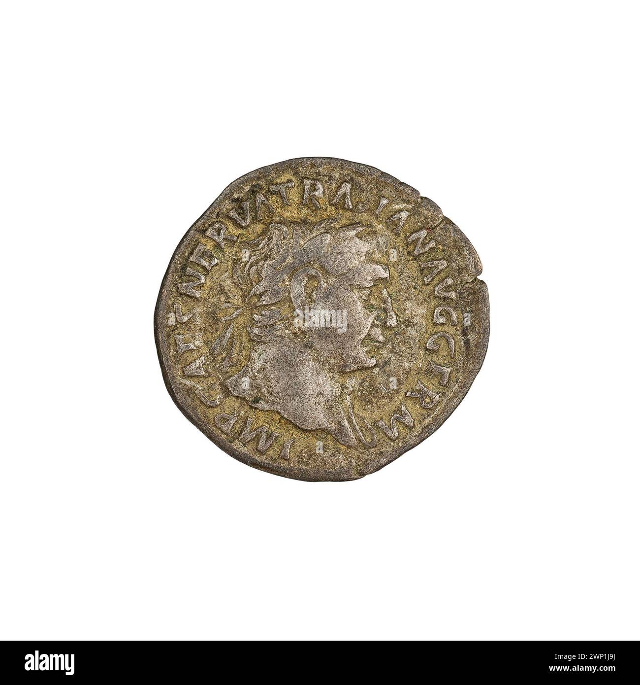 Roman silver denarius (101-102 AD) featuring Victoria, the ...