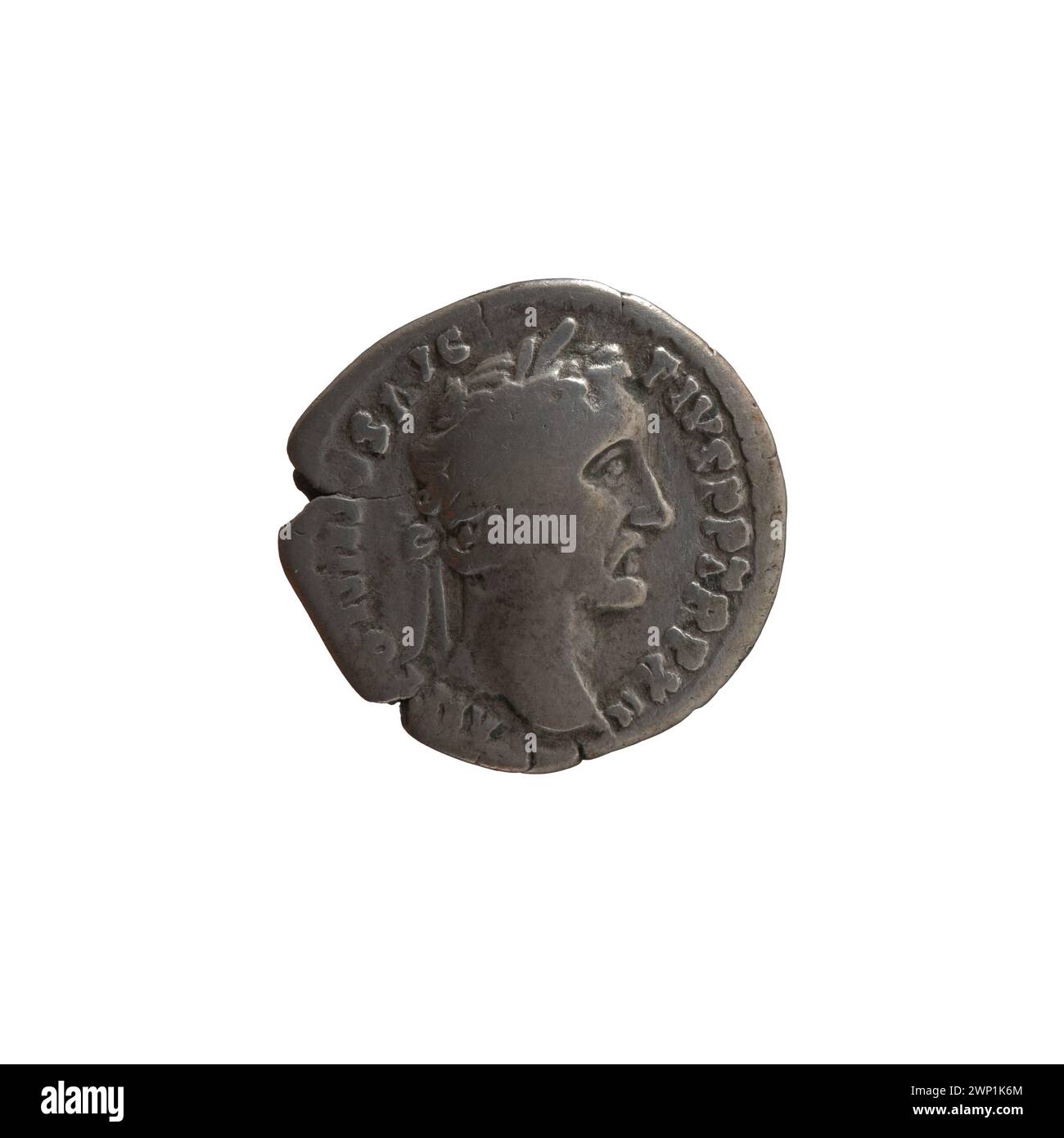 denarius; Antoninus Pius (86-161; Roman emperor 138-161); 148-149 (147-00-00-148-00-00); Stock Photo